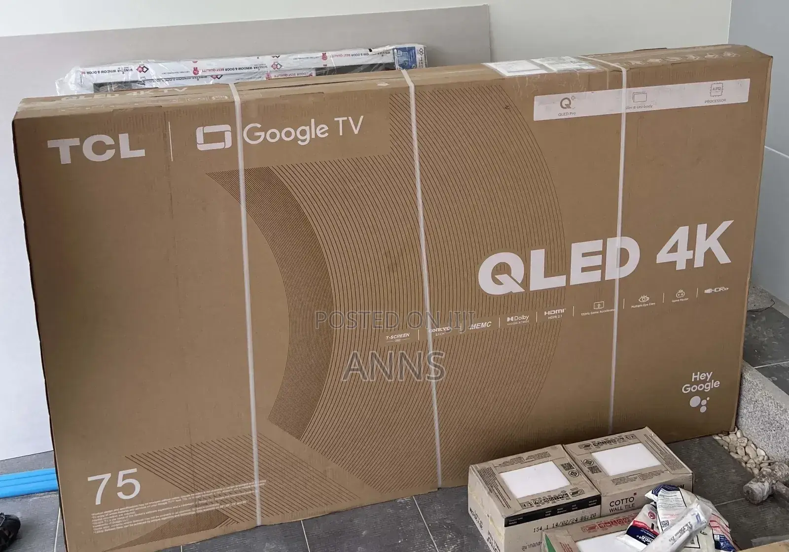 TCL 75" Qled Frameless Television