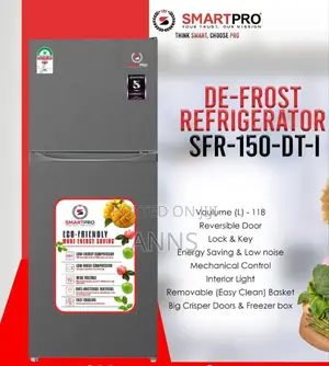 Smart Pro 121litres Defrost Double Door Fridge