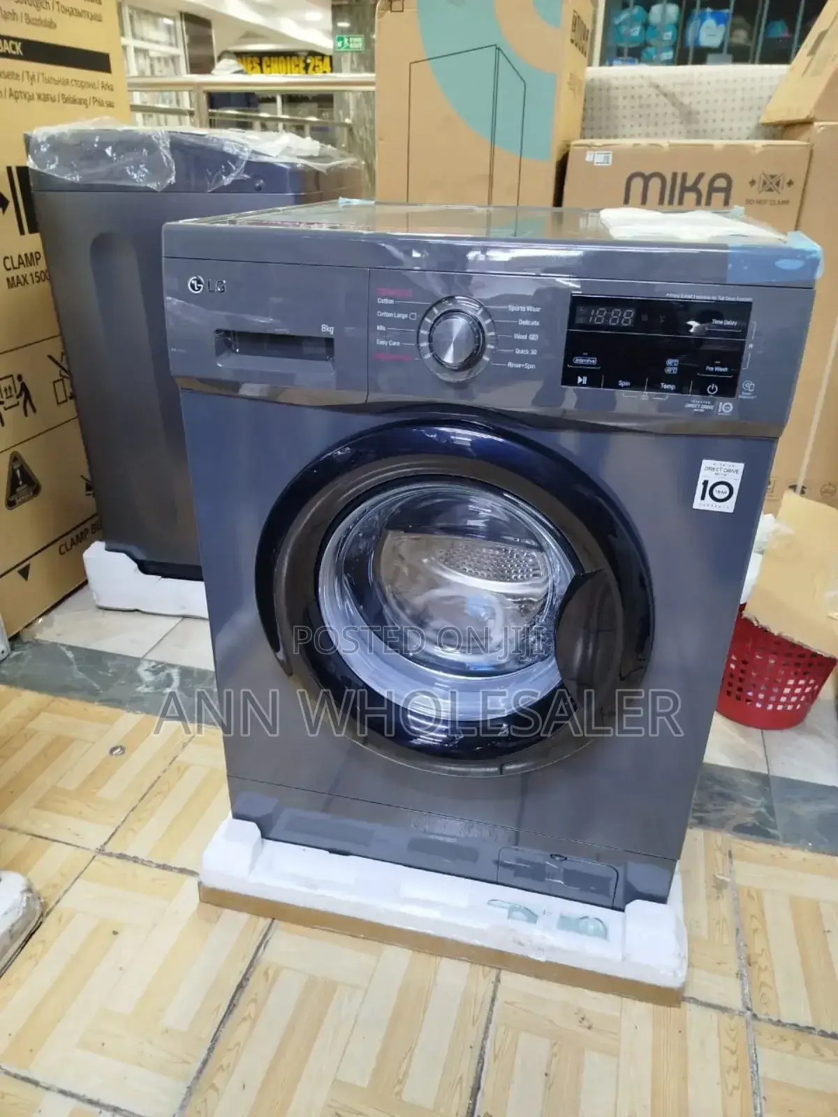 LG 8kg Front Load Wash and Spin