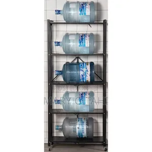 5tier-Foldable Kitchen Rack With Wheels - 5 TIERS
