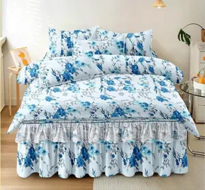 6pc Bedskirt Plus Bedsheet Combo Set*