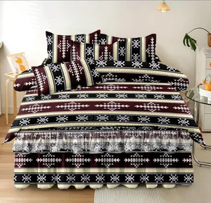 6pc Bedskirt Plus Bedsheet Combo Set*