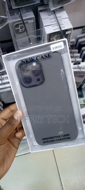 Bare Skin - For iPhone 15 Pro Max Leather Shell Case-Gray