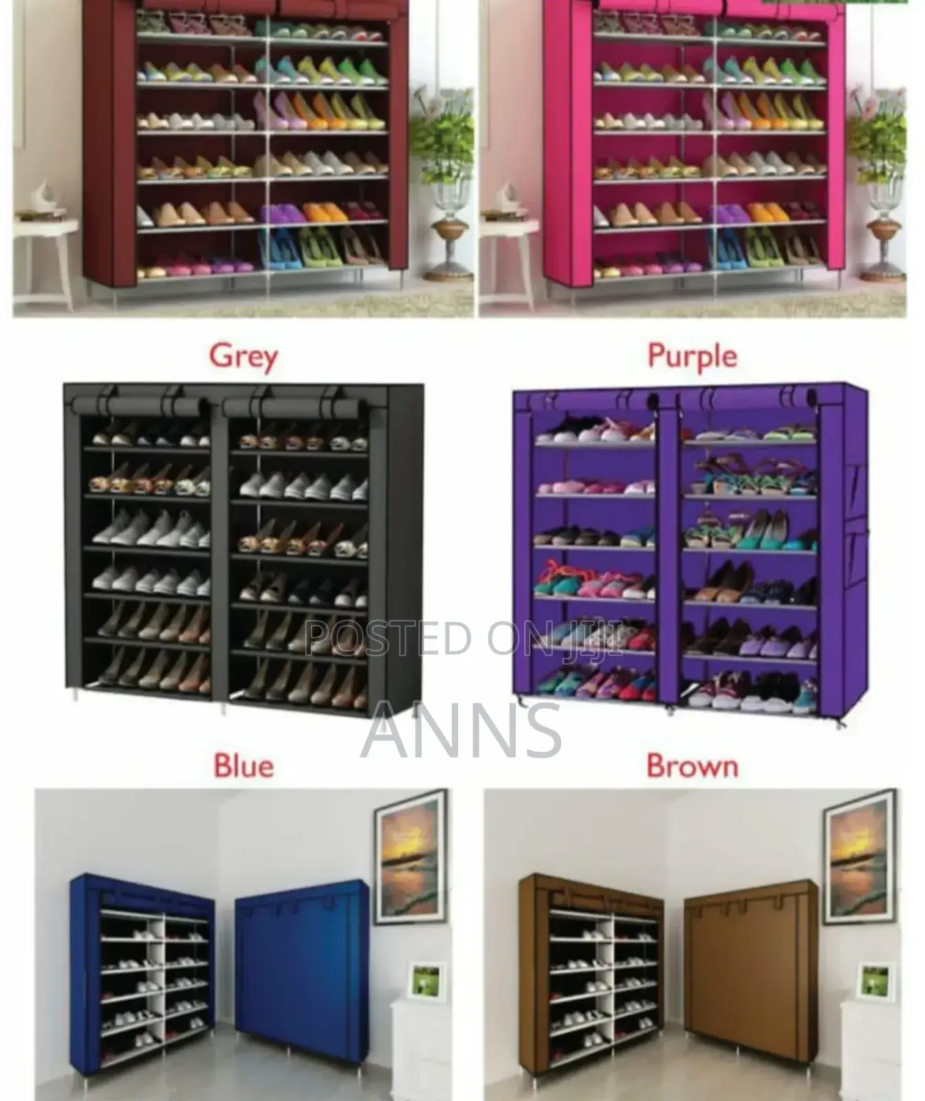 Mettalic Shoe Rack