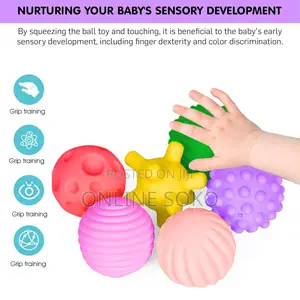 Soft Baby Basic Baby Training Sensory Balls Montessori Toys