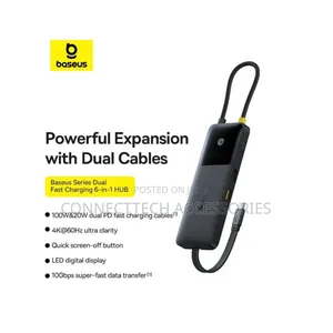 Baseus Nomo 6-in-1 Hub | Expand Your Connectivity