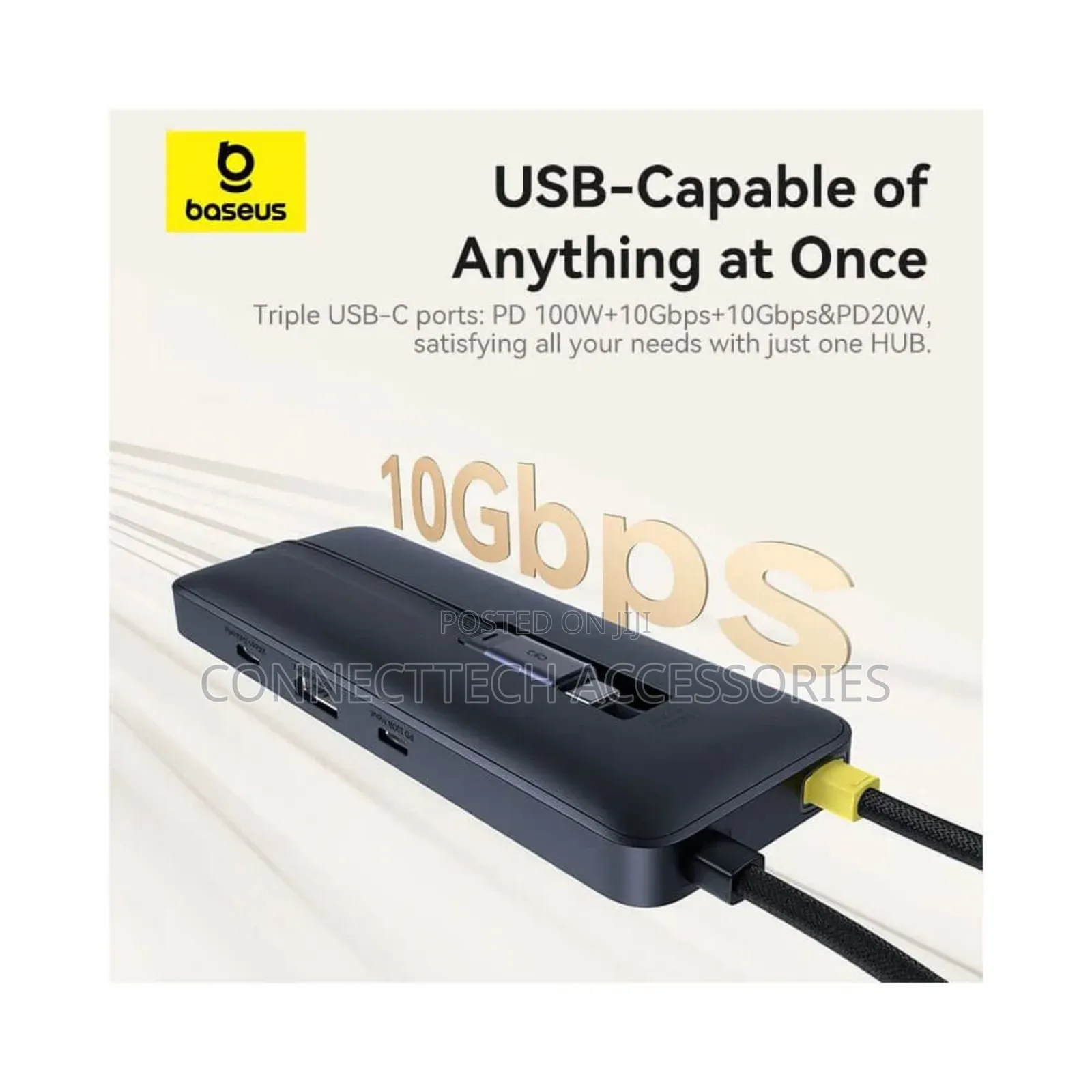 Baseus Nomo 6-in-1 Hub | Expand Your Connectivity