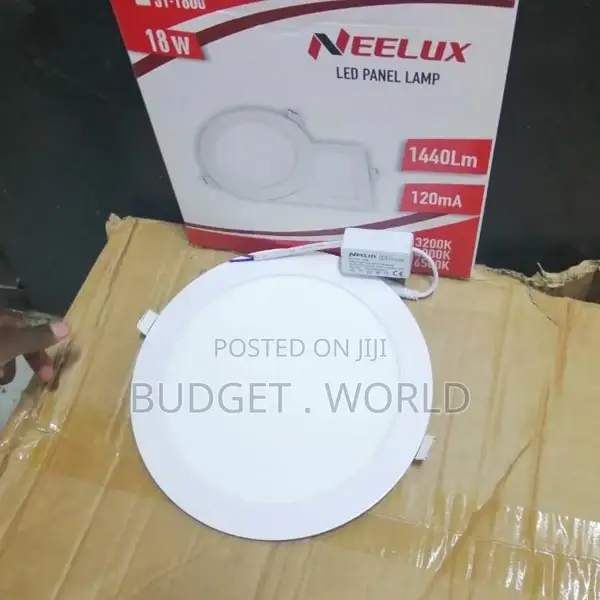 Slim 18W LED Round Recessed Ceiling Flat Panel Down Light