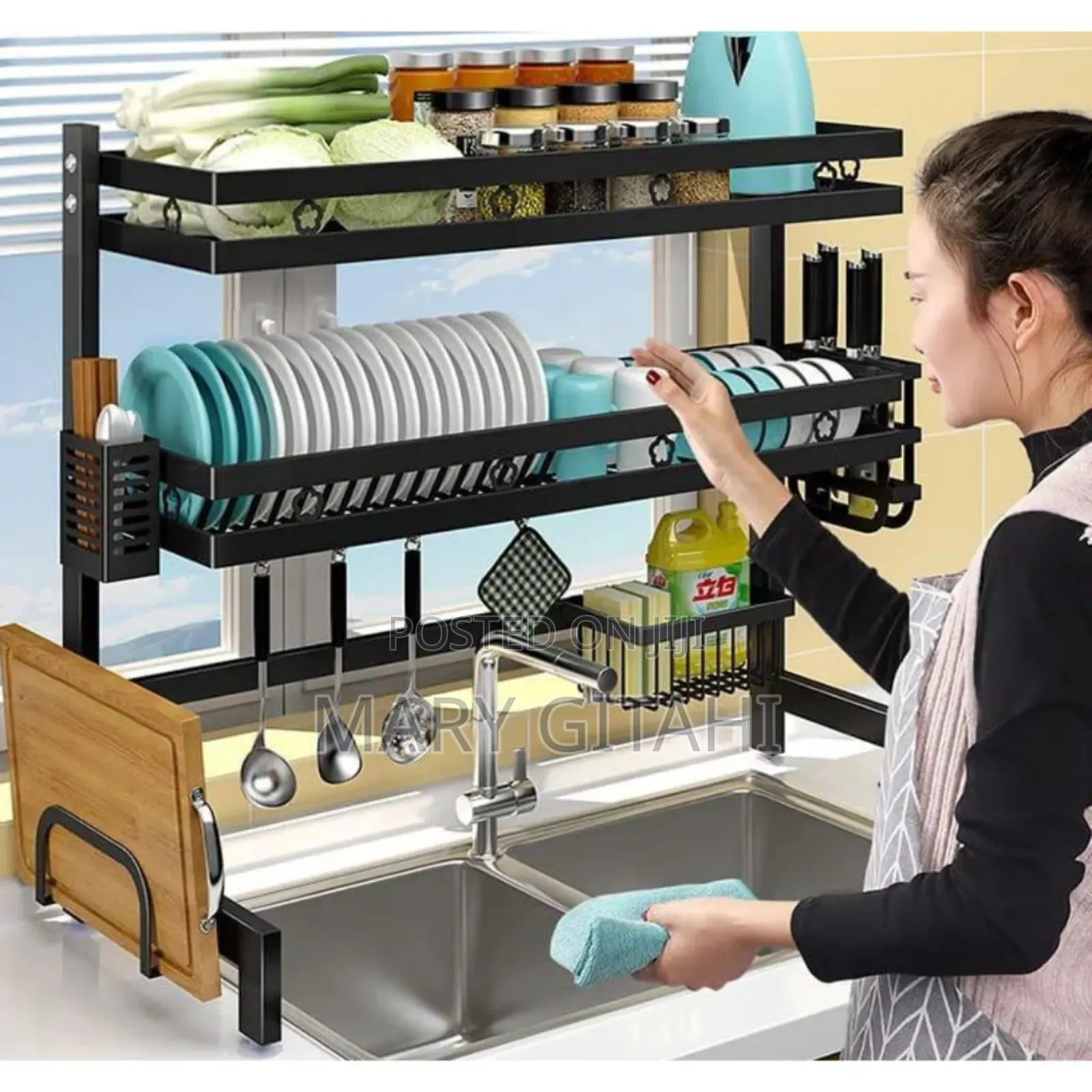 Double Over the Sink Kitchen Dish Drying Rack.*