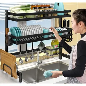 Double Over the Sink Kitchen Dish Drying Rack.*