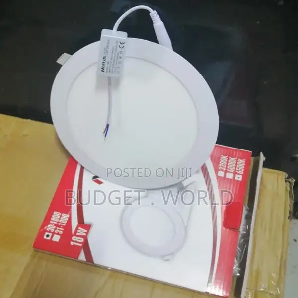 Ceiling Flat Panel Down Light Ultra Slim Lamp Cool White 18W