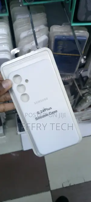 Samsung Galaxy S24 Plus Soft Silicone Case -White