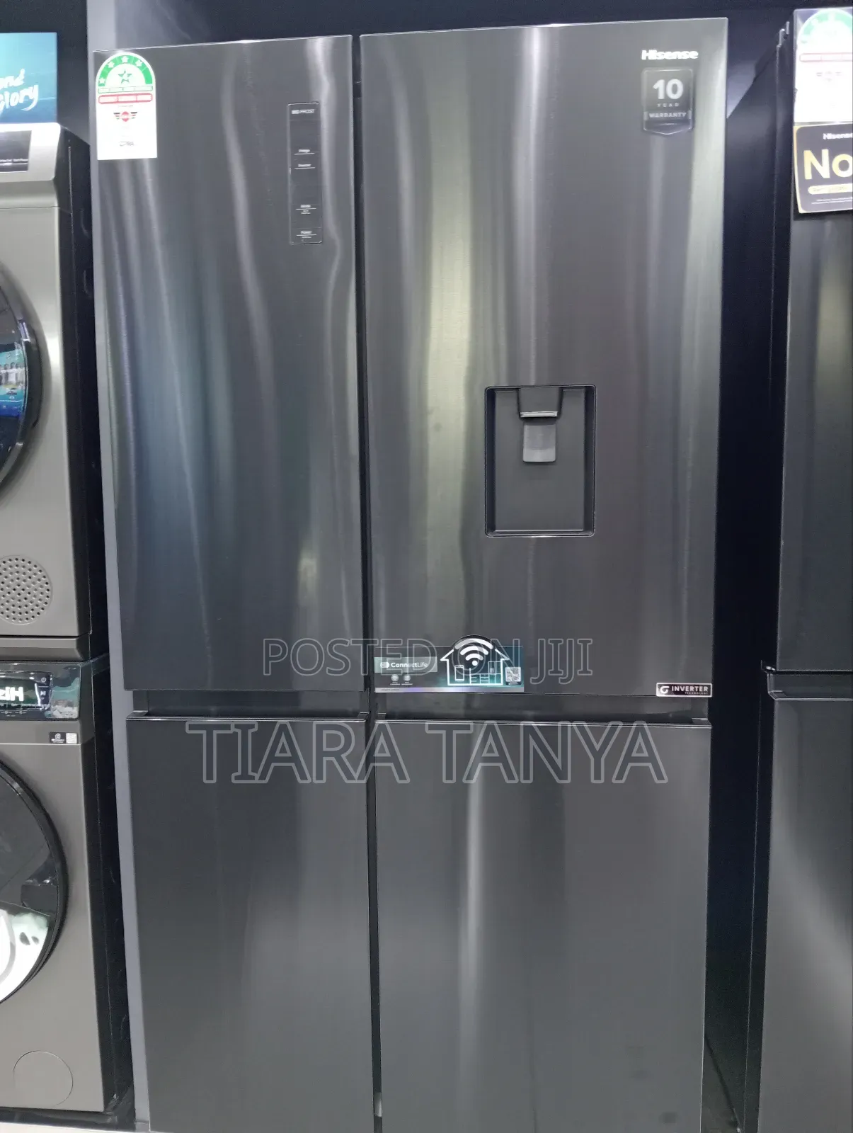 Hisense REF628DR 628L, Infinite Side by Side Refrigerator