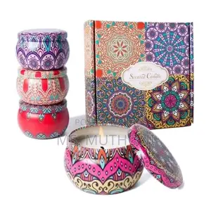 100% Soy Wax Scented Candles Soothing With Petals Gift Set*