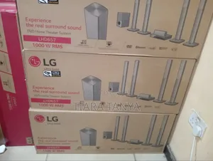 Lg Lhd657- 1000w 5.1ch DVD Home Theatre System -Black