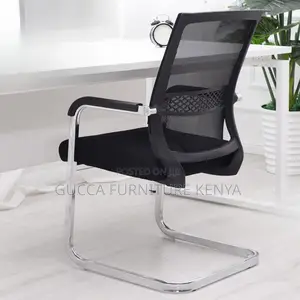 Office Chairs: High Back Upholstered Guest Waiting Seat