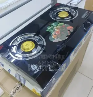 Nunix Two Burner Cooker Glass Top