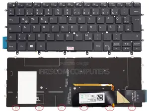 XPS 13 9380 9370 9305 7390 Series Keyboard for Dell