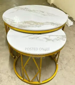 White Pure Marble Coffee Table