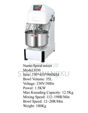 New Premier Spiral Mixer Machine/ 35l Spiral Mixer
