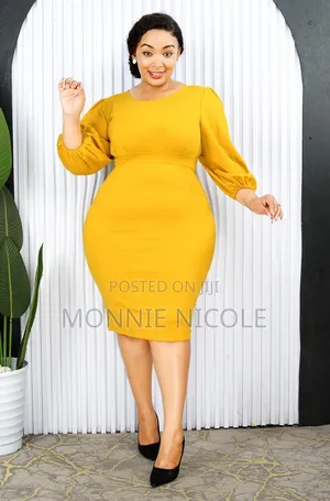 Mustard Dress Good Quality