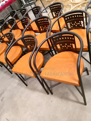 Metallic Restaurant Chairs With Powdercoating Finish.