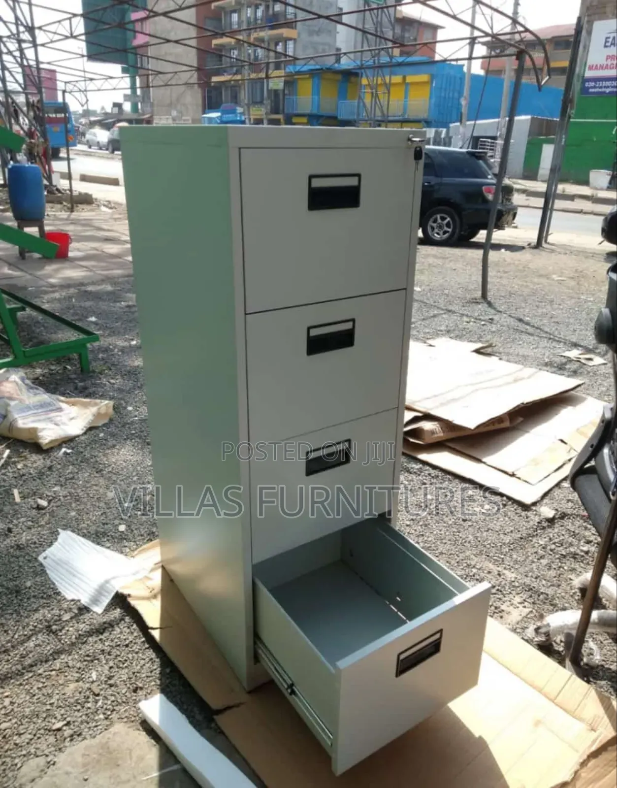Executive 4 Drawer File Cabinet