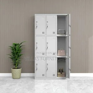 Executive 9 Door Lockable Storage Cabinet