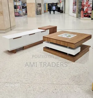 Sleek Natural Tv Stand 6ft
