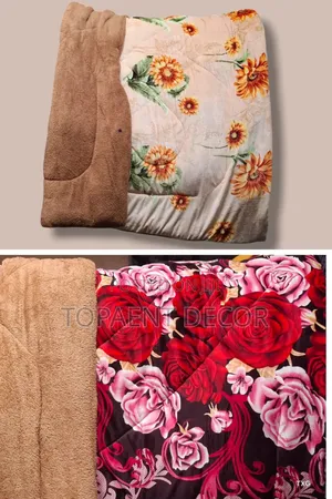 Flowered Heavy 5 by 6 Woolen Duvets