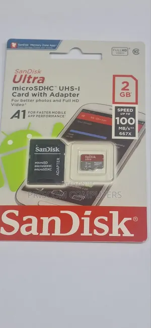2GB Memory Card Microsd Card With Memory Reader Adapter