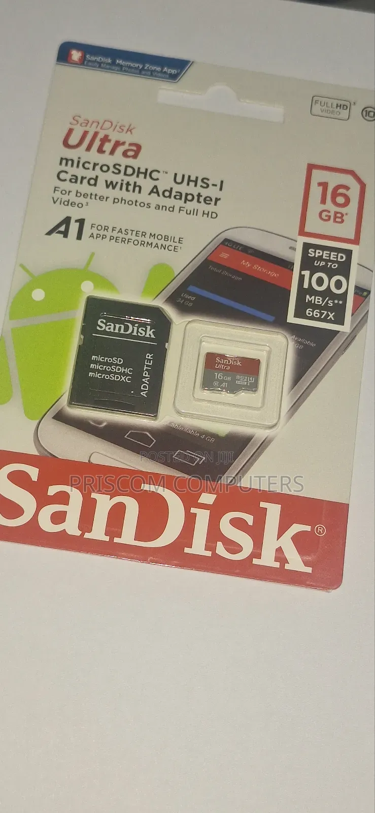 16GB Memory Card Microsd Card With Memory Reader Adapter