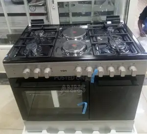 Von 4gas +2electric Plate Standing 60×90cm Cooker