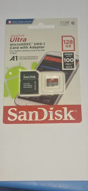 128GB Memory Card Microsd Card With Memory Reader Adapter