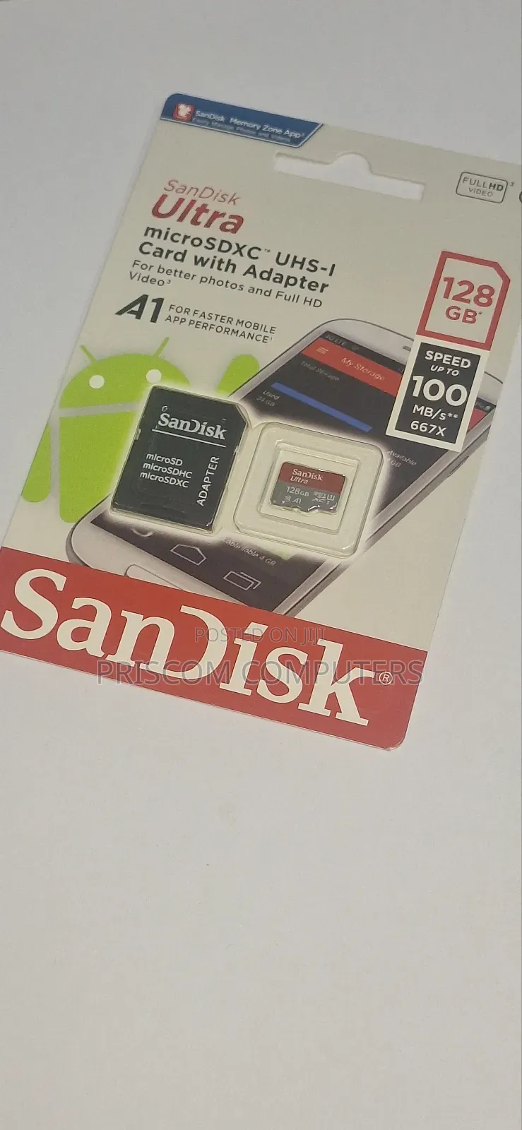 128GB Memory Card Microsd Card With Memory Reader Adapter