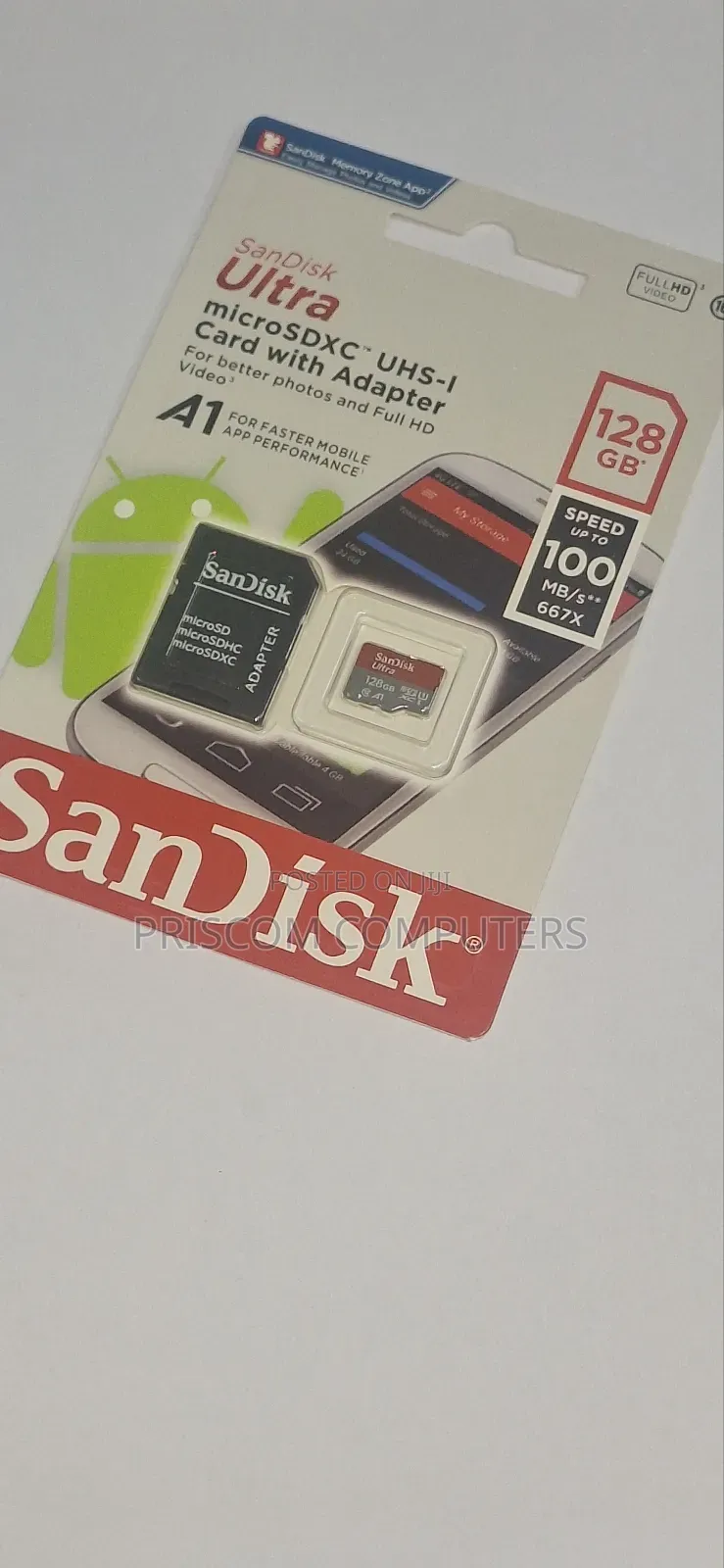 128GB Memory Card Microsd Card With Memory Reader Adapter