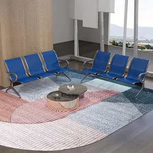 Benches:3-Link Comfortable Reception Steel Waiting Bench