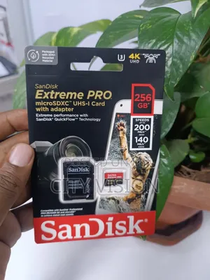 Sandisk Extreme Pro Microsdxc With Adapter 256gb 200 Read