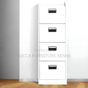 Cabinets: Modern Traditional Metal Cabinet With 4-Drawers