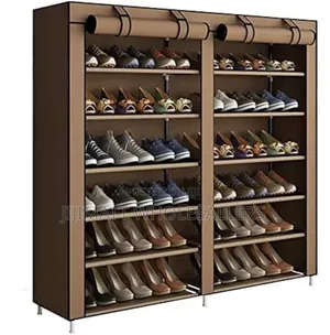 36 Pair Double Column Shoe Racks Available in All Colours 