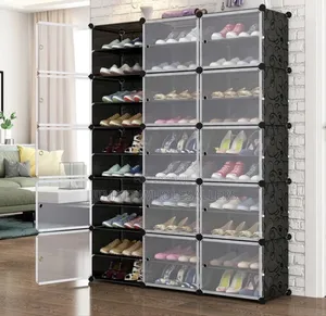 Plastic Shoe Rack Available in Black and White