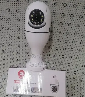 Single Lens V380 PTZ Bulb Ip Camera With Night- Vision