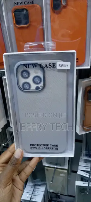 Carbon Fiber Case for iPhone 16 Pro Max Drop Protection-Gray
