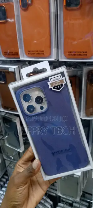 For iPhone 15 Pro Max Case Back Cover Carbon Fiber
