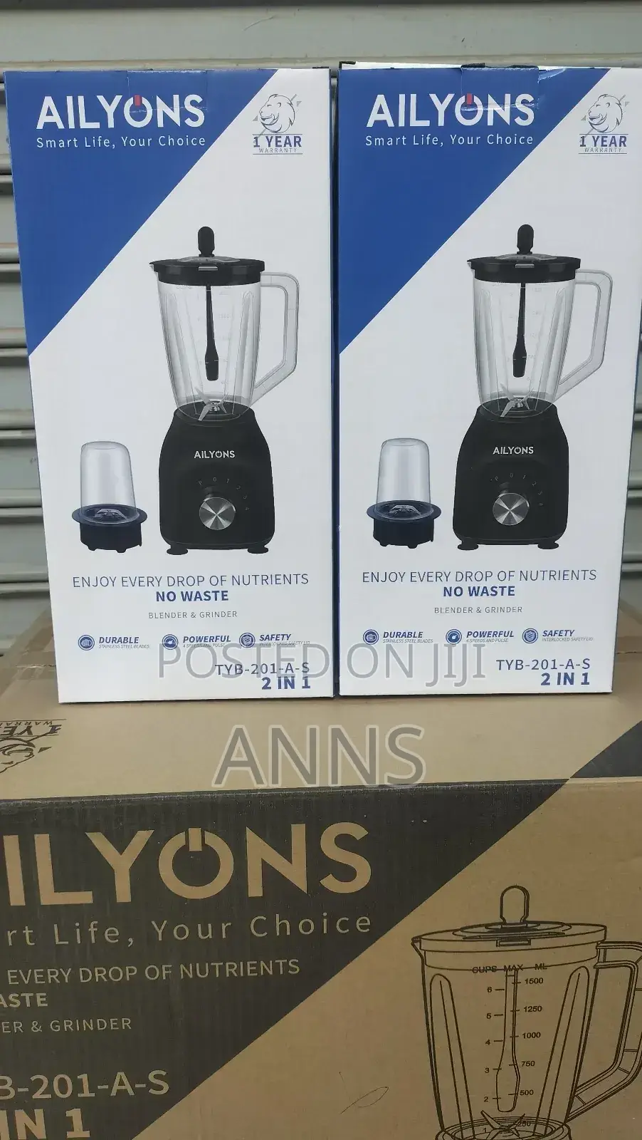 Ailyons 2 in 1 Best Blender