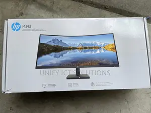 HP M34d (34′′) WQHD Curved Monitor