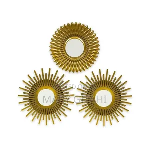 3 in 1 Mirrors Golden