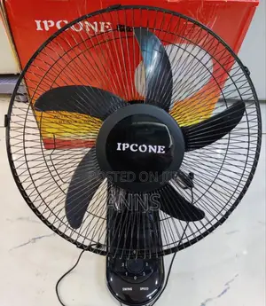 Ipcone 16" 5 Blade Wall Fan-Black