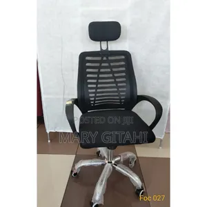 Secretarial Mesh Office Chair With Headrest at 5799