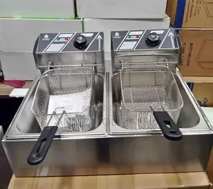 Nunix-Commercial-Nunix-Double-Stainless-Steel-Deep-Fryer